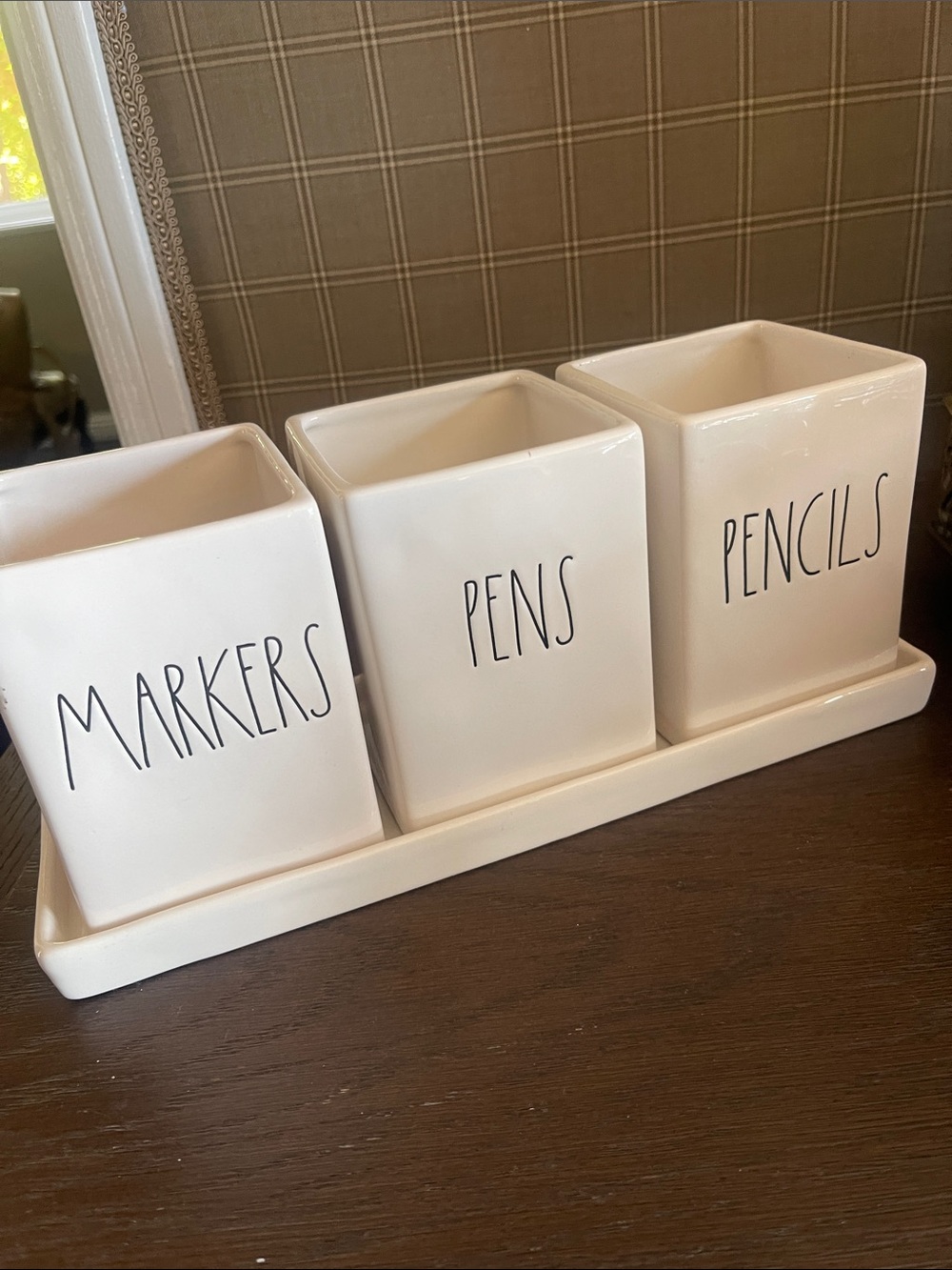 Rae Dunn 4 Piece Desk Set